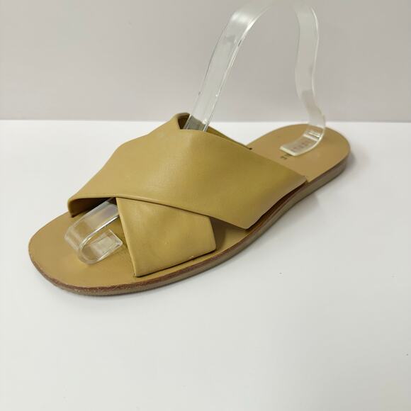 Everlane The Day Crossover Slide Sandals in Light Taupe Size 10 - Picture 1 of 13